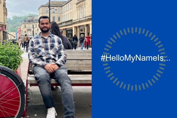 Photo of member of Moorfields team George John