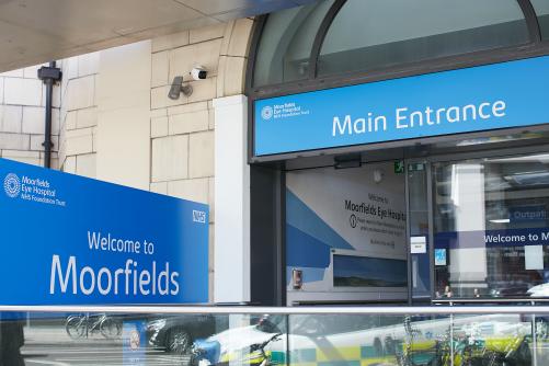 Moorfields City Road entrance