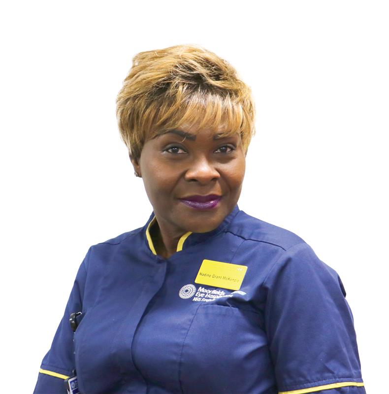 Member of Moorfields team Nadine Grant- McKenzie headshot