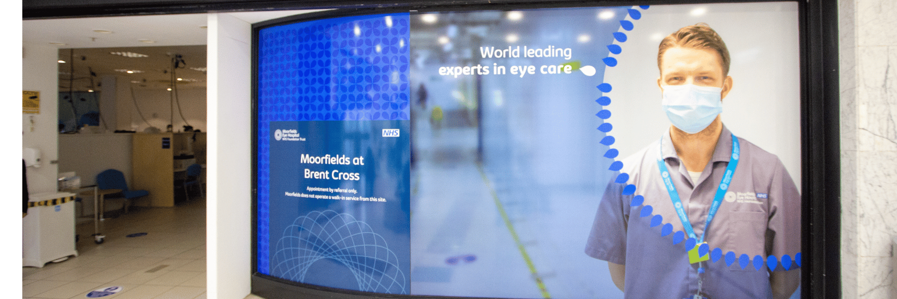 External advertising for Brent Cross diagnostic hub